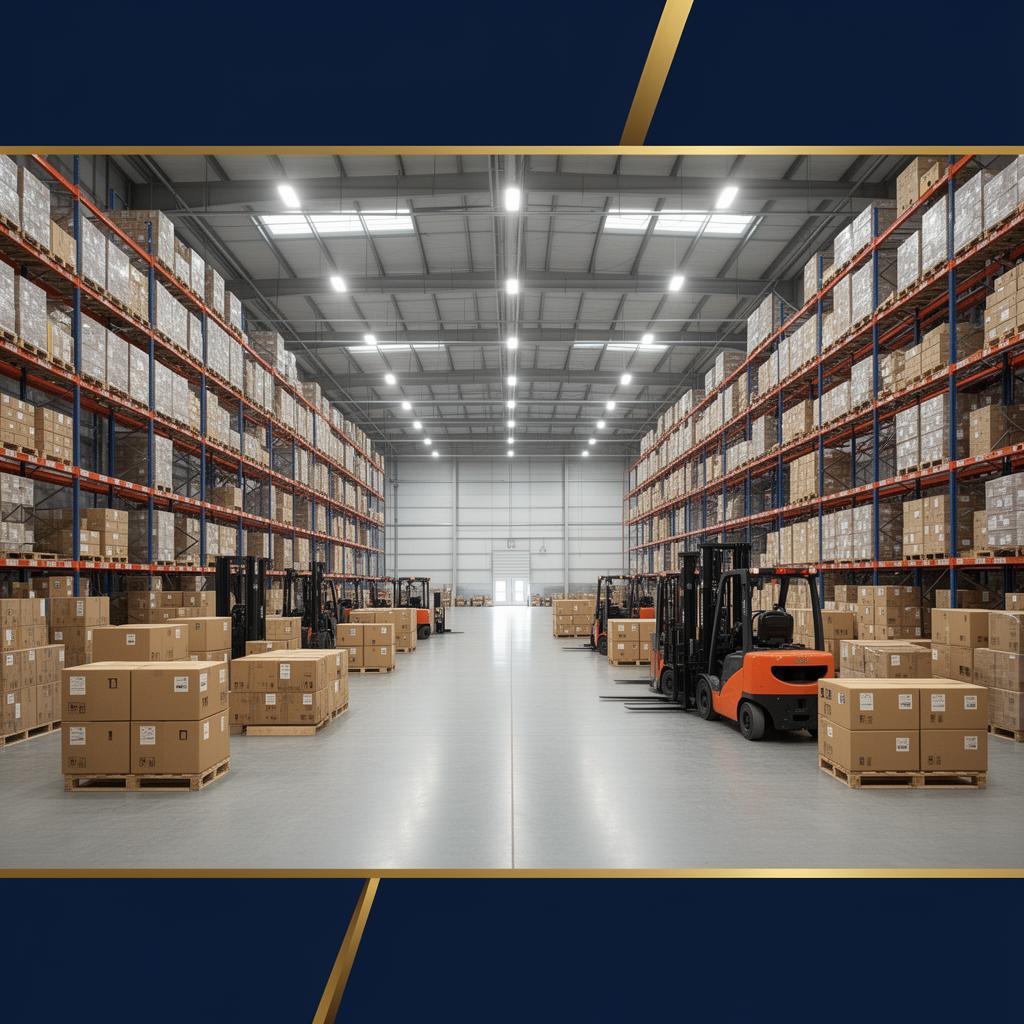 Secure warehouse storage facility